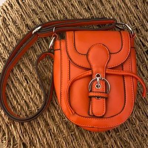 Bright orange bag